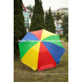 2.5m Rainbow Sun Beach Umbrella for Outdoor (BU-0060S)